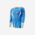 Maglia JT Racing Evo Lite Lazer - Ciano/Bianco