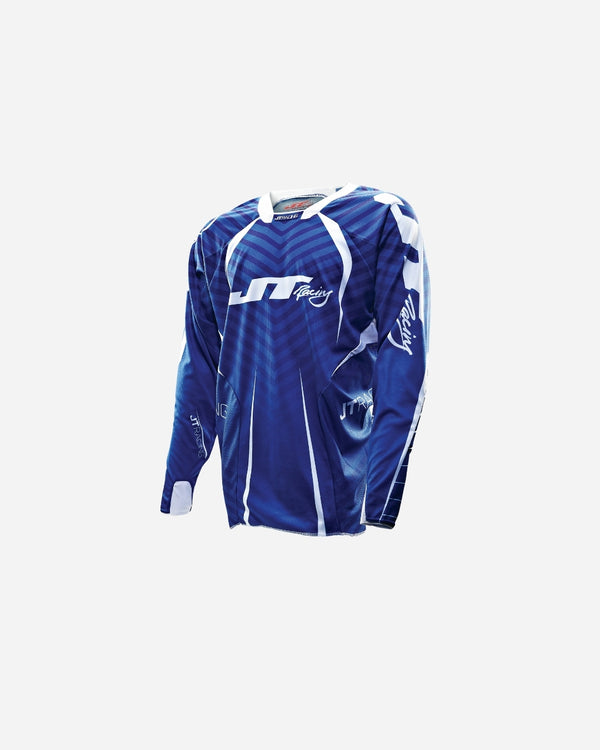 Maillot JT Racing Evolve Protek - Bleu/Blanc