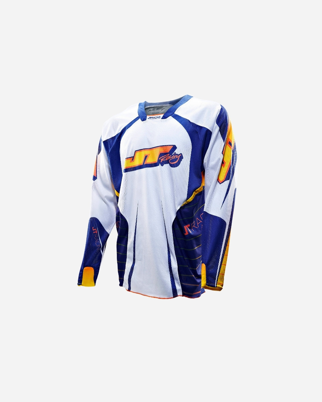 Maillot JT Racing Evolve Protek - Blanc/Bleu
