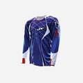 Maglia JT Racing Evo Lite Lazer - Blu/Bianco