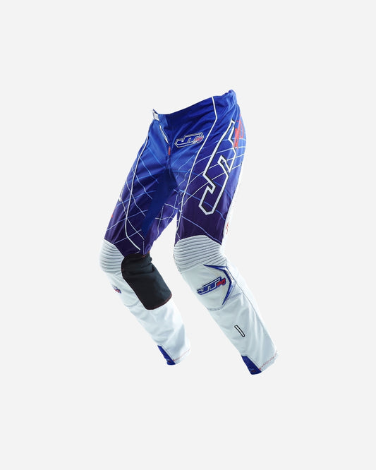 Pantalon JT Racing Evo Lite Lazer - Bleu/Blanc