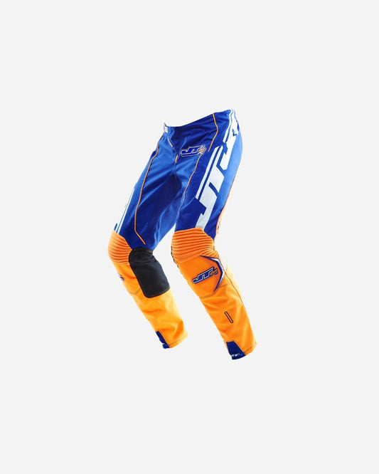 Pantalon Enfant JT Racing Evolve - Bleu/Orange