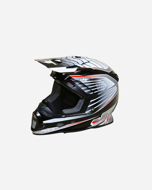 Casque JT Racing ALS 1.0 - Noir/Gris