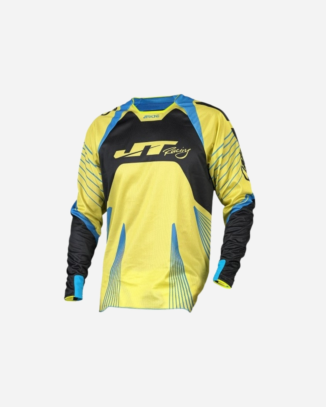 Maillot JT Racing Subf Protek - Jaune/Noir/Cyan