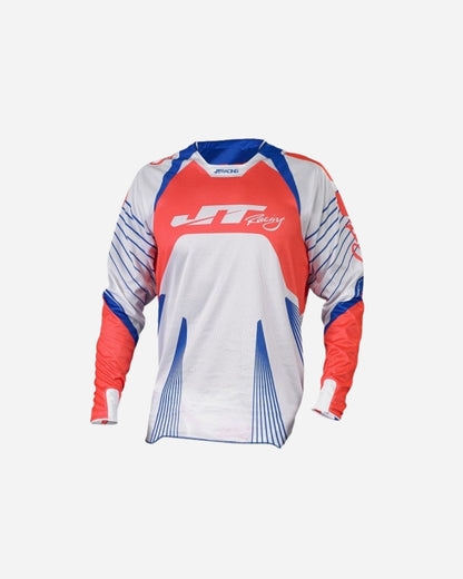 Maillot JT Racing Subf Protek - Blanc/Rouge/Bleu