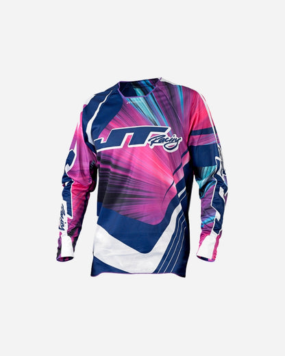 Maillot JT Racing Magnify Hyper - Bleu/Rose