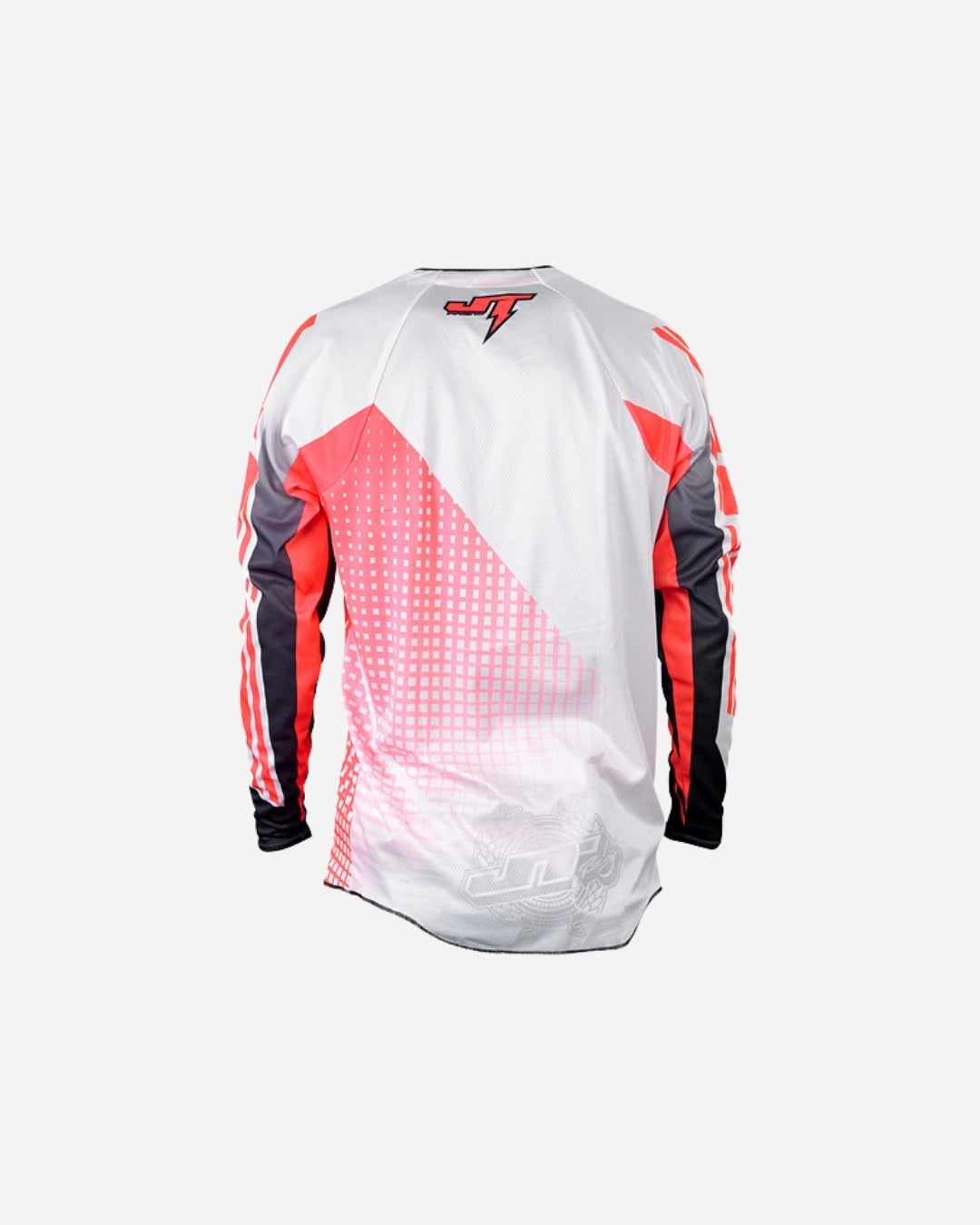 Maillot JT Racing Hyper Voltage  - Rouge/Blanc
