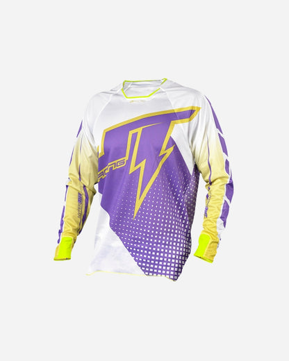 Maillot JT Racing Hyper Voltage  - Violet/Jaune