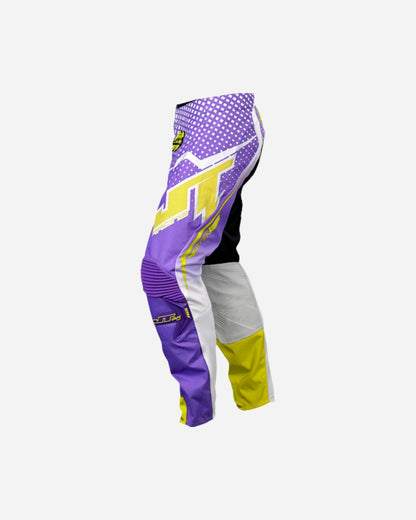 Pantalon JT Racing Hyper Voltage  - Violet/Jaune