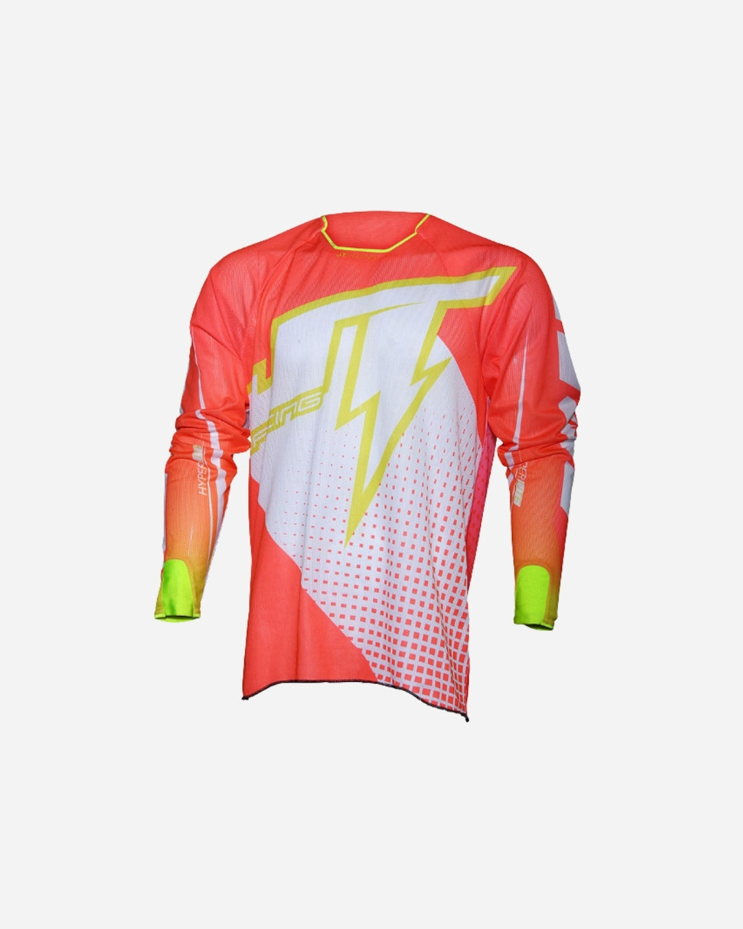 Maillot JT Racing Hyperlite - Blanc/Jaune/Rouge