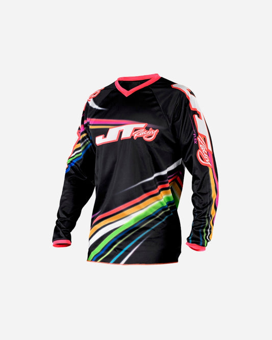 Maglia JT Racing Flow Flex - Nera
