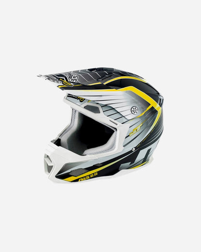 JT Racing ALS 2.0 Helm – Schwarz/Chartreuse