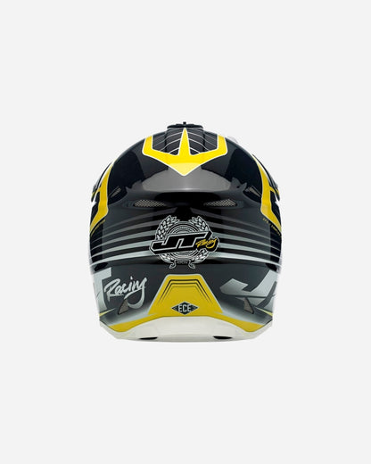 JT Racing ALS 2.0 Helm – Schwarz/Chartreuse