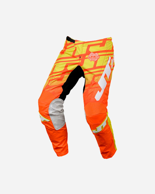 Pantalon JT Racing Echo Flex - Orange/Jaune