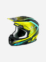 Casque JT Racing ALS 2.0 - Noir/Chartreuse/Cyan