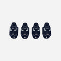 Ensemble de boucles pour bottes JT Racing - Noir