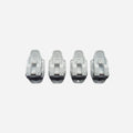 Ensemble de boucles pour bottes JT Racing - Blanc