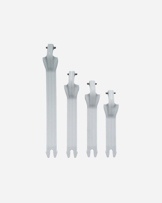 Kit de sangles pour bottes JT Racing - Blanc