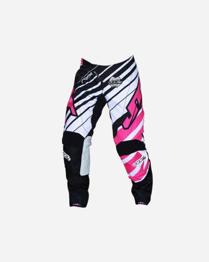 Pantalon JT Racing Hyper Lite - Noir/Rose/Blanc