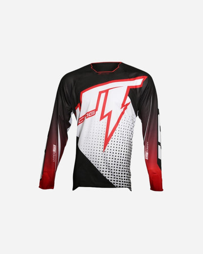 JT Racing Hyper Lite Jersey – Schwarz/Rot/Weiß