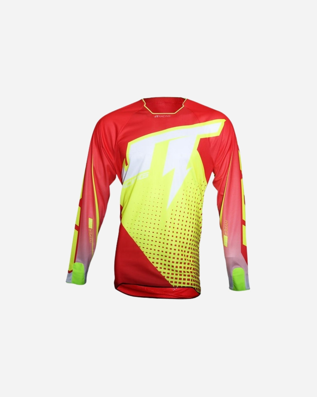 Maglia JT Racing Hyper Lite - Rosso/Giallo fluorescente