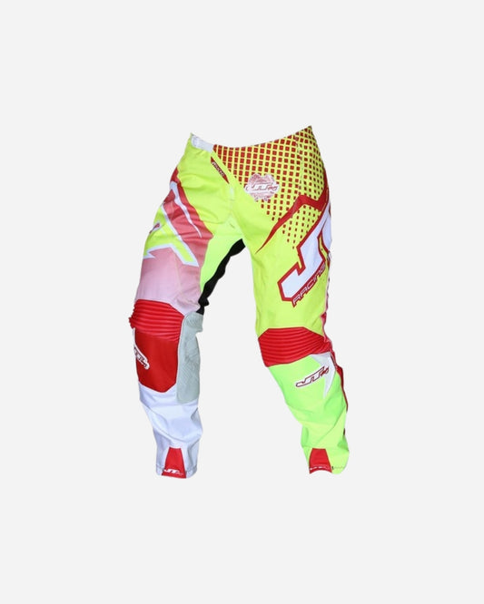 Pantalon JT Racing Hyper Lite - Rouge/Jaune fluo