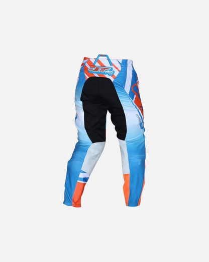 Pantalon JT Racing Hyper Lite - Orange/Cyan/Blanc