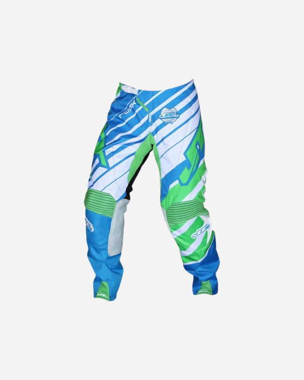 Pantaloni JT Racing Hyper Lite - Ciano/Verde/Bianco