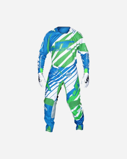 Pantalon JT Racing Hyper Lite - Cyan/Vert/Blanc