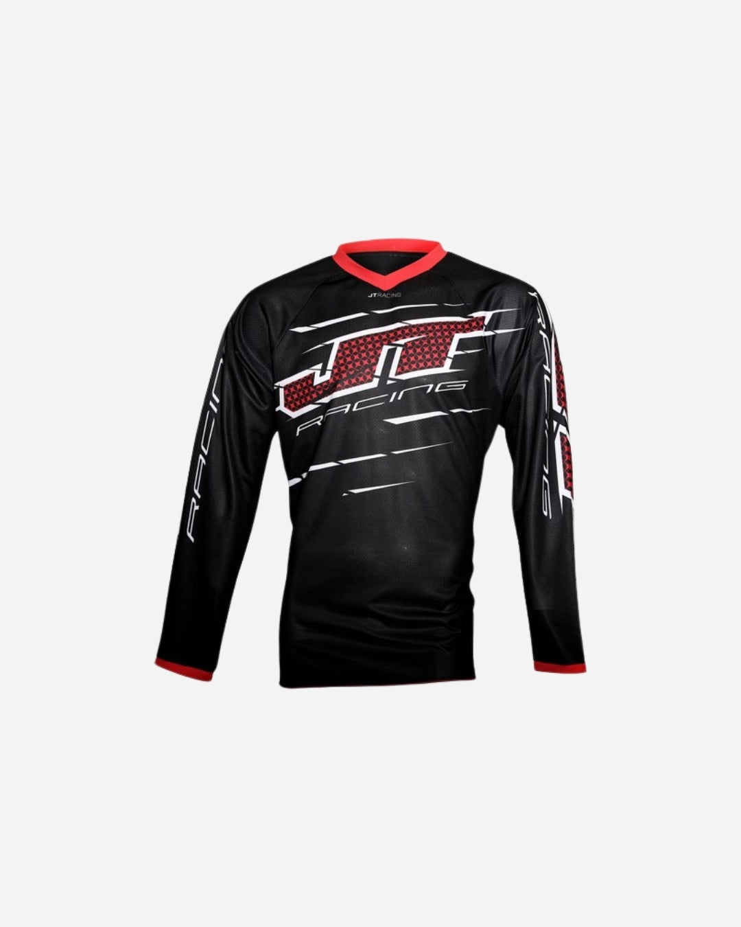 JT Racing Flex Slasher Jersey - Schwarz/Rot