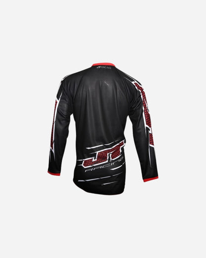 JT Racing Flex Slasher Jersey - Schwarz/Rot