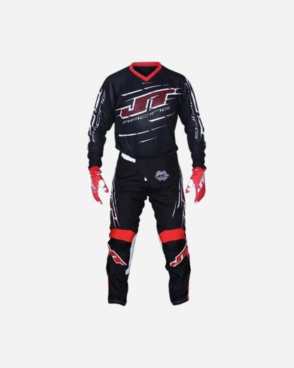 Pantalon JT Racing Flex Slasher - Noir/Rouge