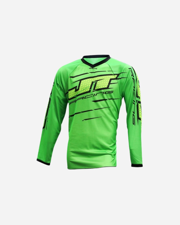 JT Racing Flex Slasher Jersey - Green/Black