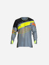 Maillot JT Racing Hyperlite Blueprint - Gris/Jaune