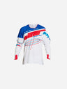 Maillot JT Racing Hyperlite Blueprint - Blanc/Rouge