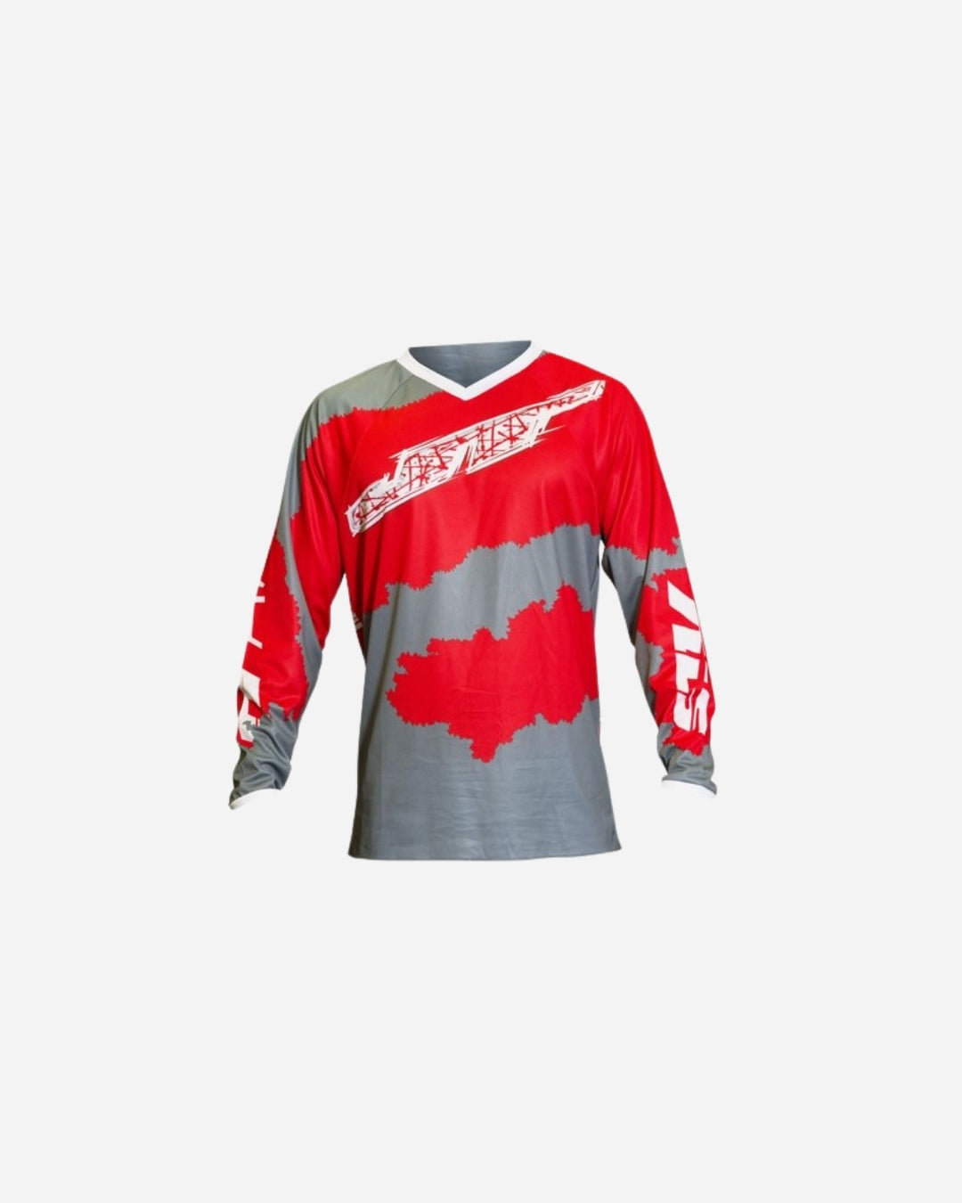 Maillot JT Racing C4 Ripper - Gris/Rouge