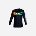 JT Racing C4 Rasta Jersey - Black Multi