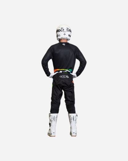 Pantalon JT Racing C4 Rasta - Noir Multi