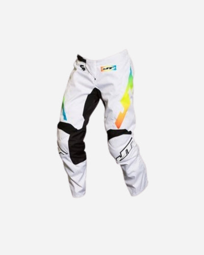 Pantalon JT Racing C4 Rasta - Blanc Multi