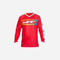 JT Racing C4 Rasta Jersey - Red Multi