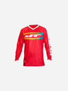Maglia JT Racing C4 Rasta - Rosso Multi