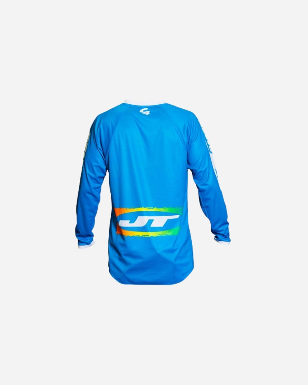 JT Racing C4 Rasta Jersey - Cyan Multi