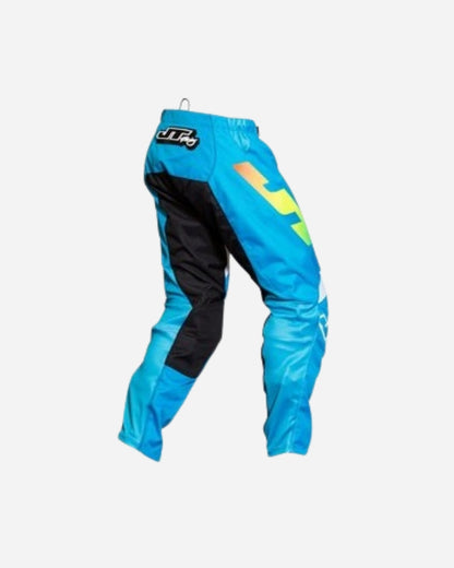 Pantalon JT Racing C4 Rasta - Cyan Multi