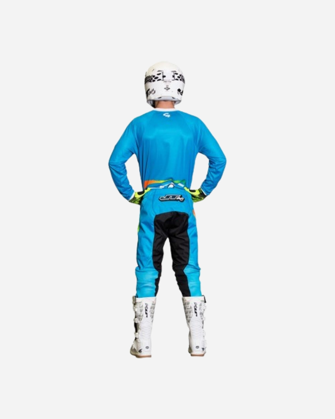 Pantalon JT Racing C4 Rasta - Cyan Multi