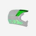 Visière JT Racing ALS 2.0 - Noir/Vert fluo
