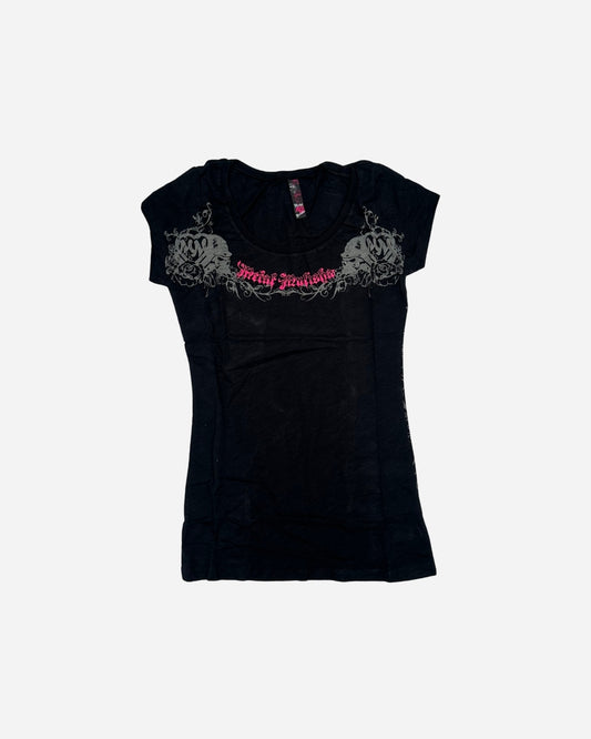 T-shirt Metal Mulisha Mulisha N' Roses - Noir