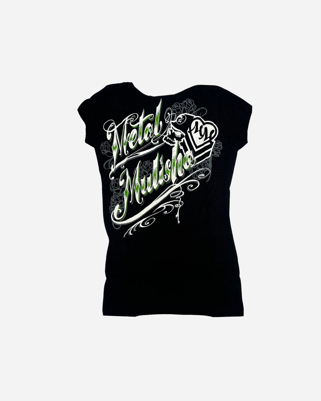 T-shirt Donna Metal Mulisha Pretty Scripty - Nera