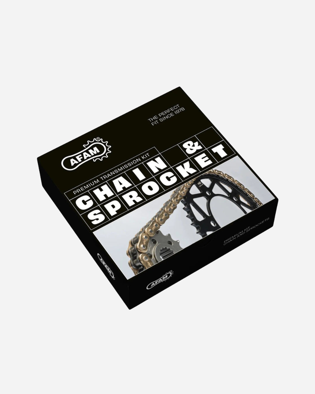 AFAM packshot · afam-kit · Kit chaîne AFAM Aprilia SXV 450 (2006-2011)