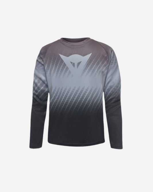 Maillot Manches Longues Enfant Dainese Scarabeo - Gris Foncé/Noir