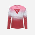 Dainese Scarabeo Kinder-Langarmshirt – Rosa/Weiß